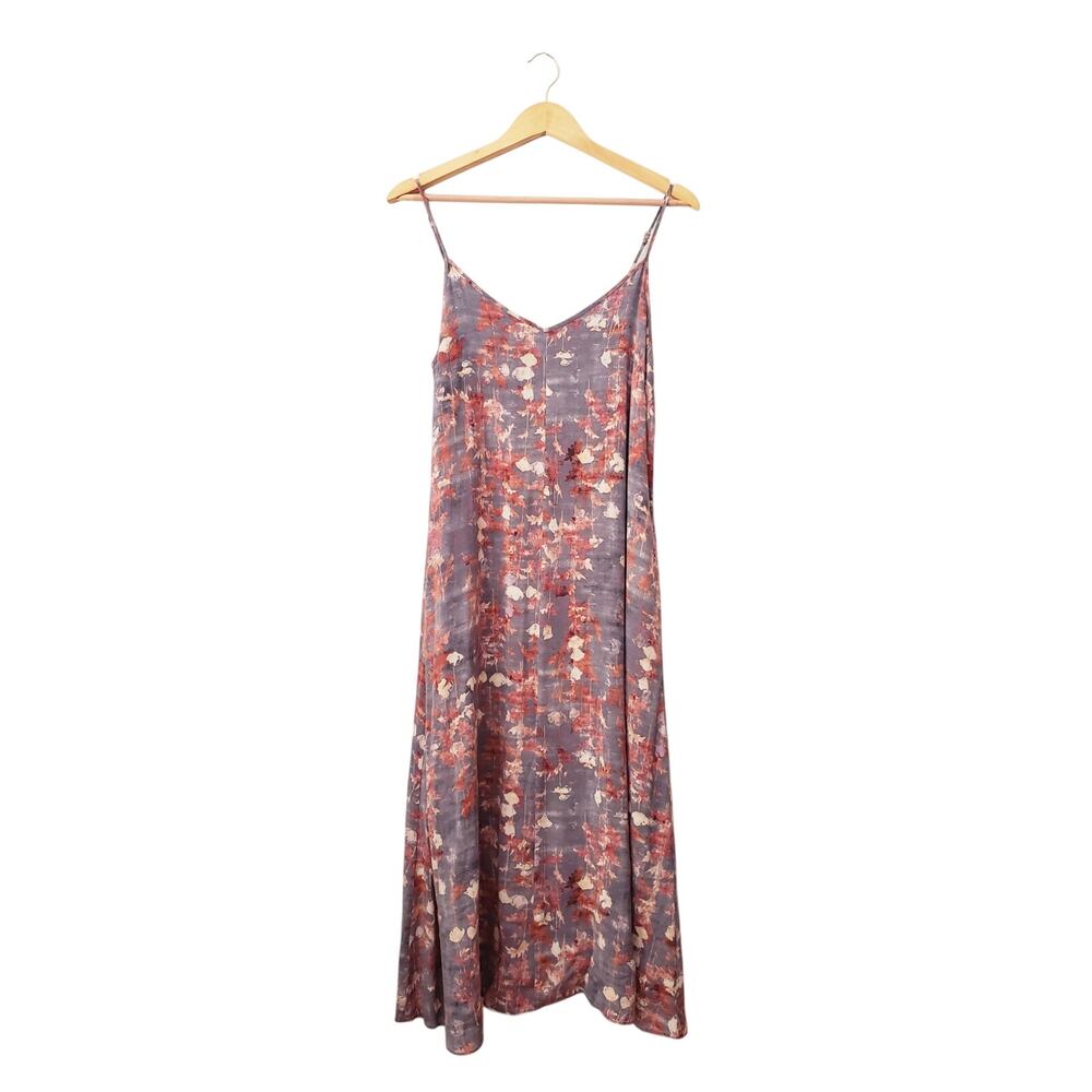 Peruvian Connection Floral Print Midi Dress Size Small